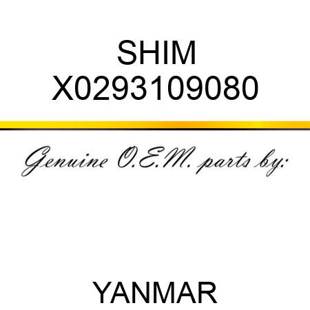 SHIM X0293109080