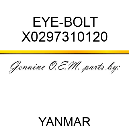 EYE-BOLT X0297310120