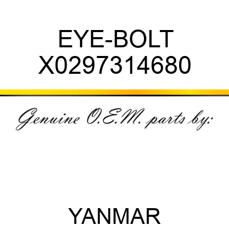 EYE-BOLT X0297314680