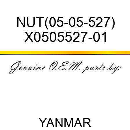 NUT(05-05-527) X0505527-01