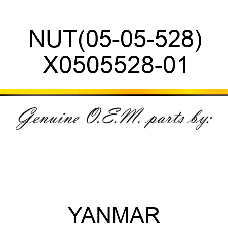 NUT(05-05-528) X0505528-01