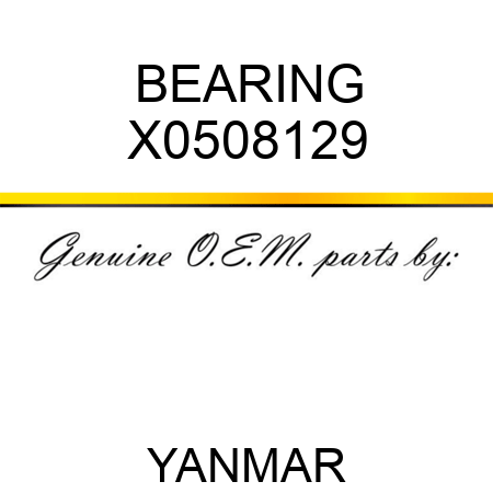 BEARING X0508129