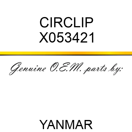 CIRCLIP X053421