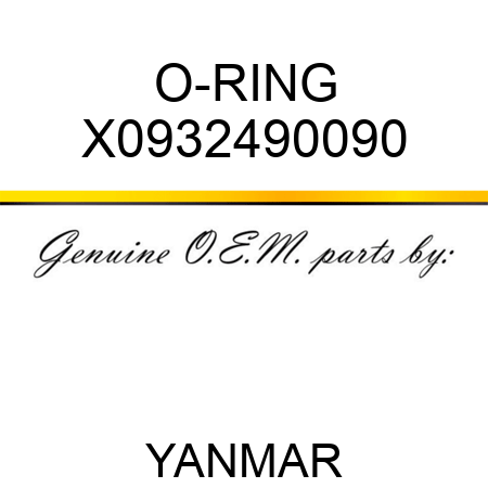 O-RING X0932490090