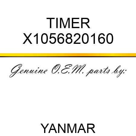 TIMER X1056820160