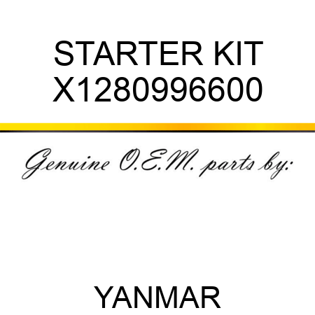 STARTER KIT X1280996600