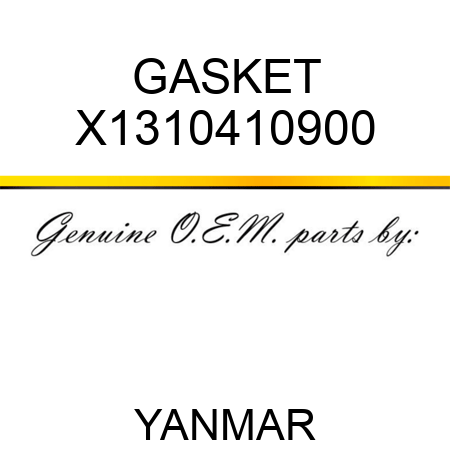 GASKET X1310410900