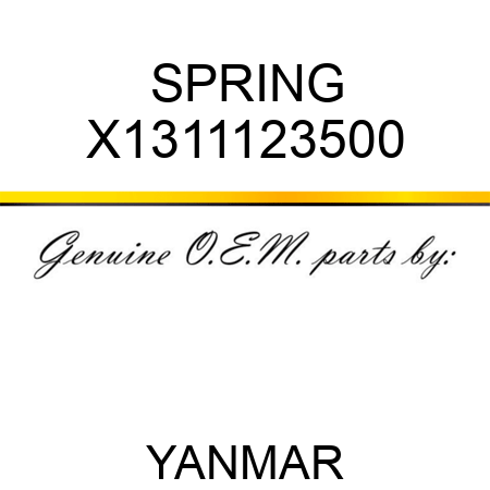 SPRING X1311123500