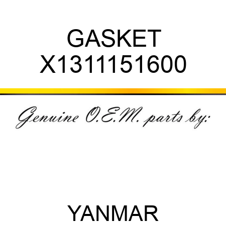 GASKET X1311151600