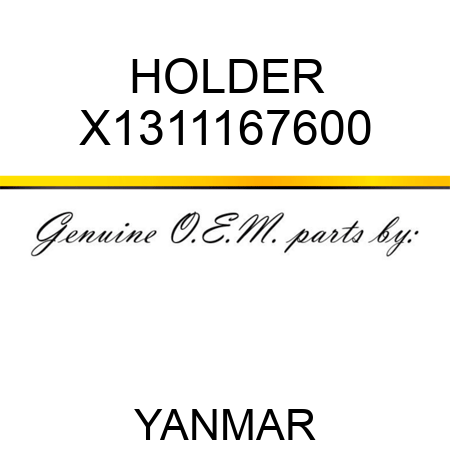 HOLDER X1311167600