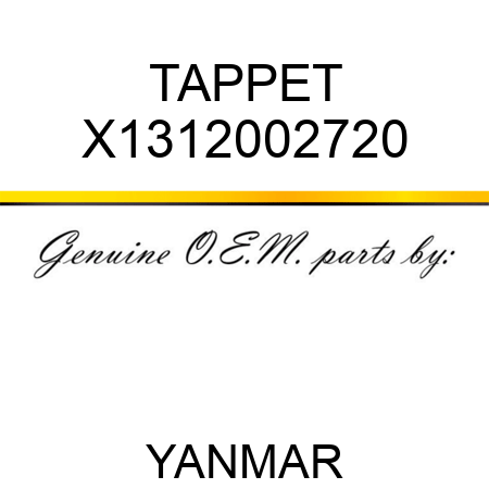 TAPPET X1312002720