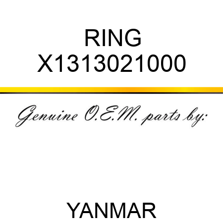 RING X1313021000