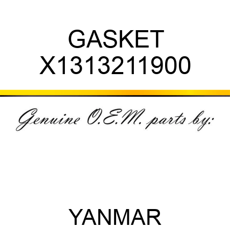 GASKET X1313211900