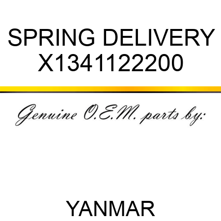 SPRING, DELIVERY X1341122200