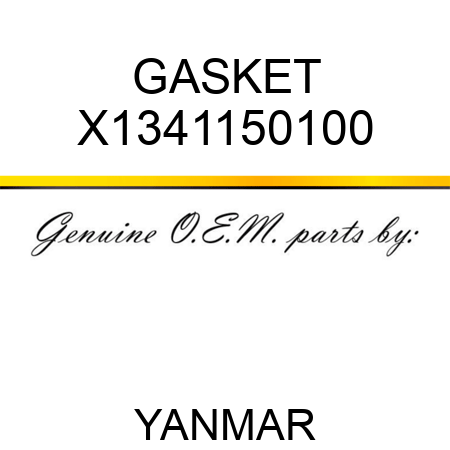 GASKET X1341150100