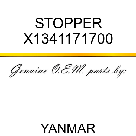 STOPPER X1341171700