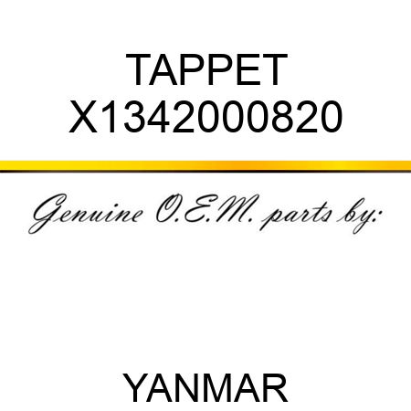 TAPPET X1342000820