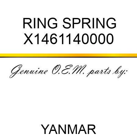 RING, SPRING X1461140000