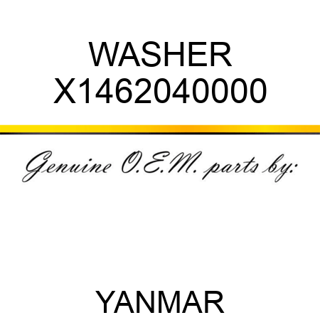 WASHER X1462040000