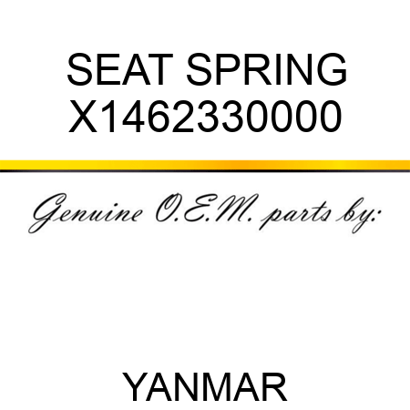 SEAT, SPRING X1462330000