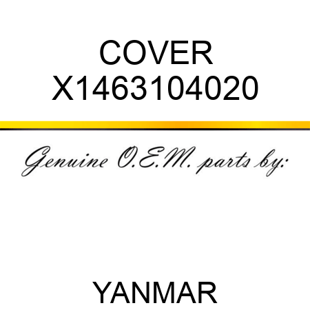 COVER X1463104020