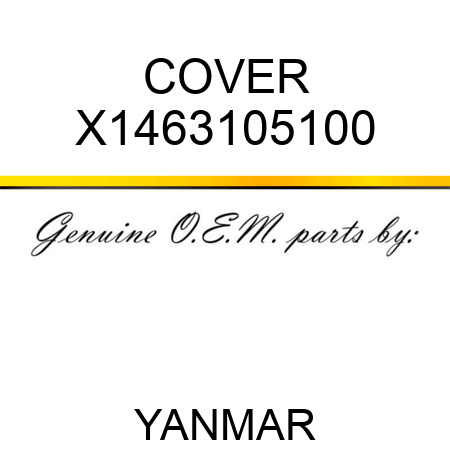 COVER X1463105100