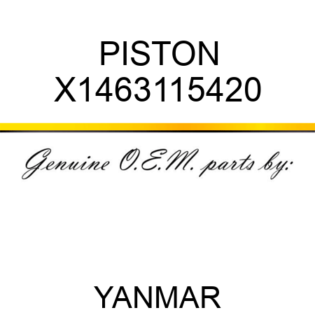 PISTON X1463115420