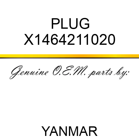 PLUG X1464211020