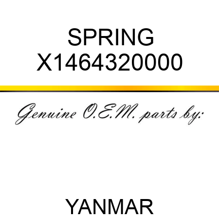 SPRING X1464320000