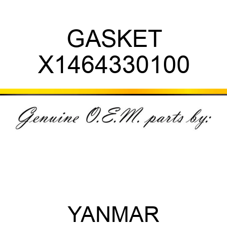 GASKET X1464330100