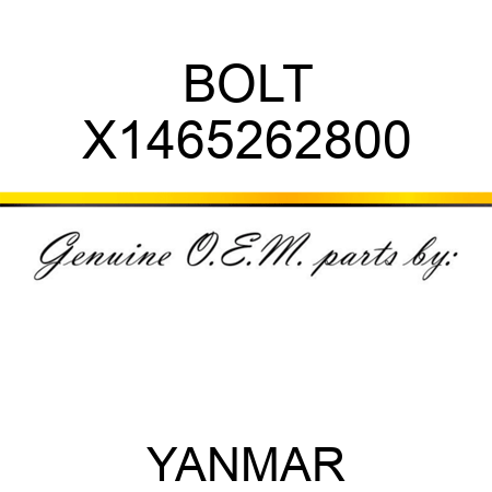 BOLT X1465262800