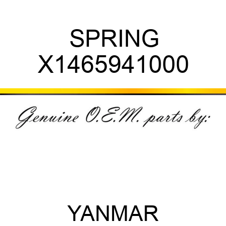 SPRING X1465941000