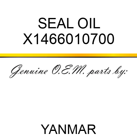 SEAL, OIL X1466010700