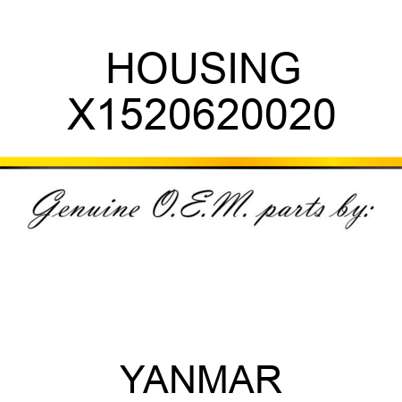 HOUSING X1520620020