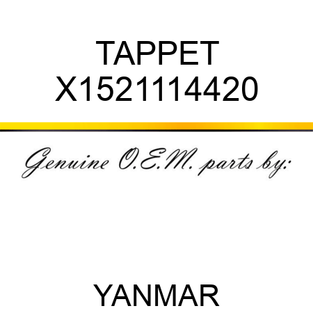 TAPPET X1521114420