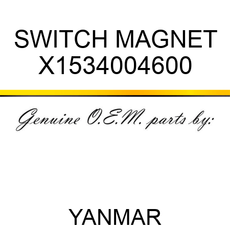 SWITCH, MAGNET X1534004600