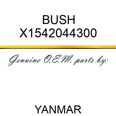 BUSH X1542044300