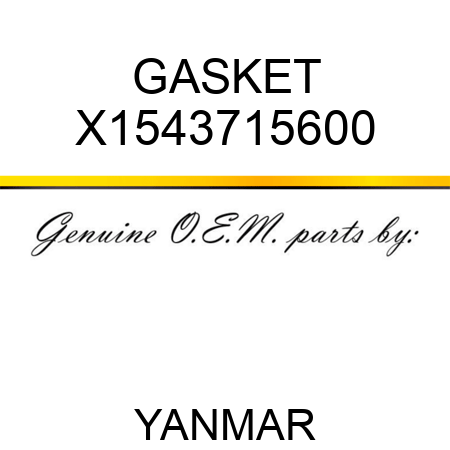 GASKET X1543715600