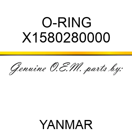 O-RING X1580280000