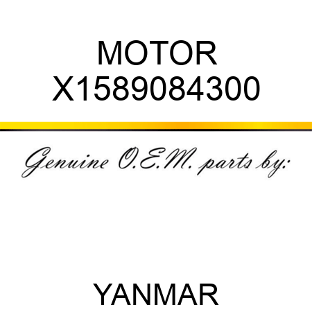 MOTOR X1589084300