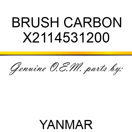 BRUSH, CARBON X2114531200