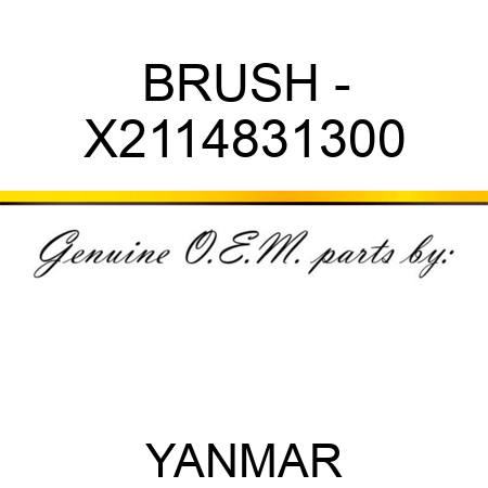 BRUSH, - X2114831300