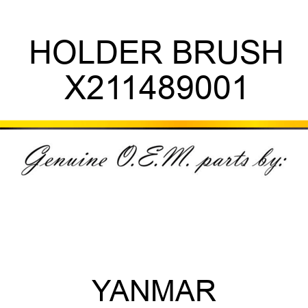 HOLDER, BRUSH X211489001