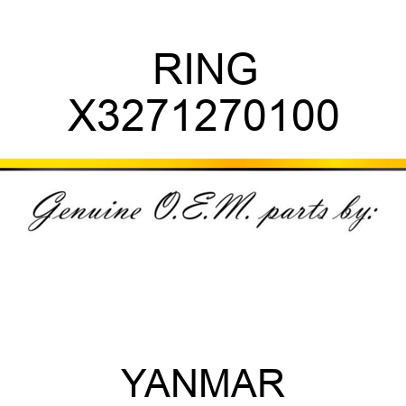 RING X3271270100