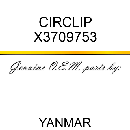 CIRCLIP X3709753