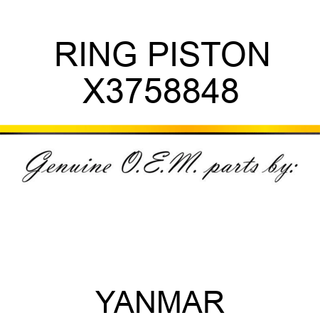 RING, PISTON X3758848