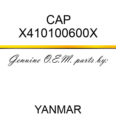 CAP X410100600X