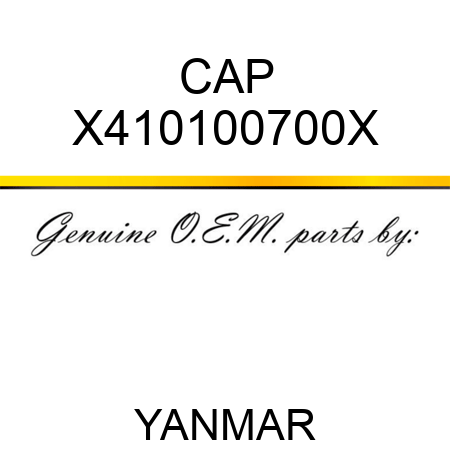 CAP X410100700X