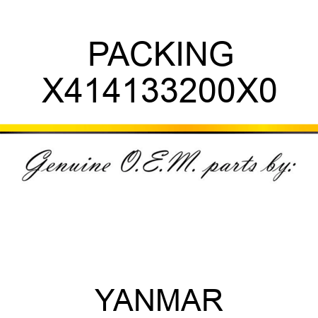 PACKING X414133200X0