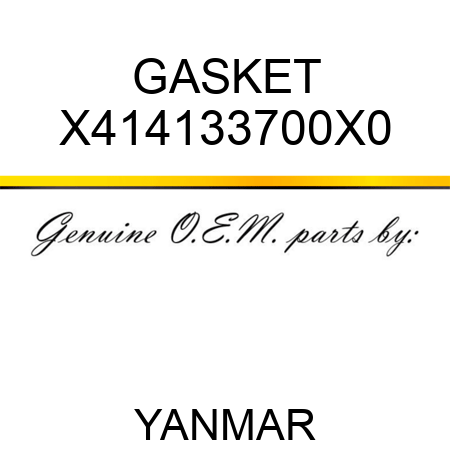 GASKET X414133700X0